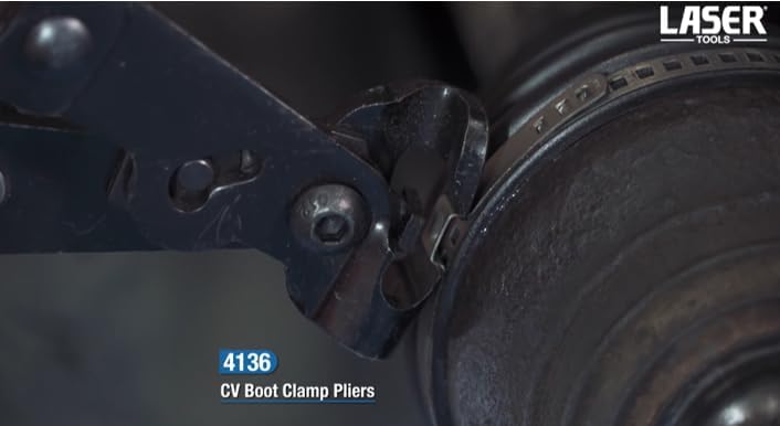 Laser 4136 4136 Manschettenspannbandzange Stiefelklemmenzange, Stiefelklemmenzange