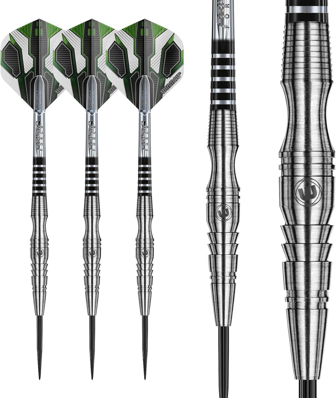 Winmau Sniper Profi Wolfram Steeltip Dartpfeile Set mit Flights und Schäfte 23 g, 23 g