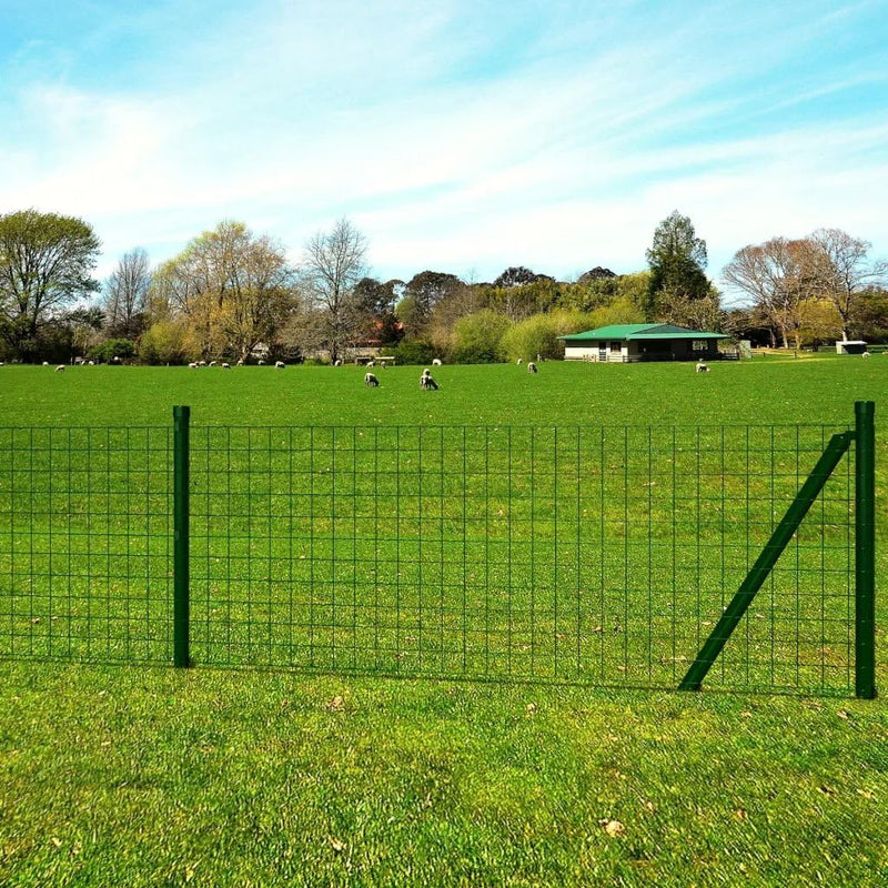 Tidyard Maschendrahtzaun mit Zaunpfosten Gitterzaun Drahtzaun Gartenzaun Drahtgitter Zaun Maschengrö