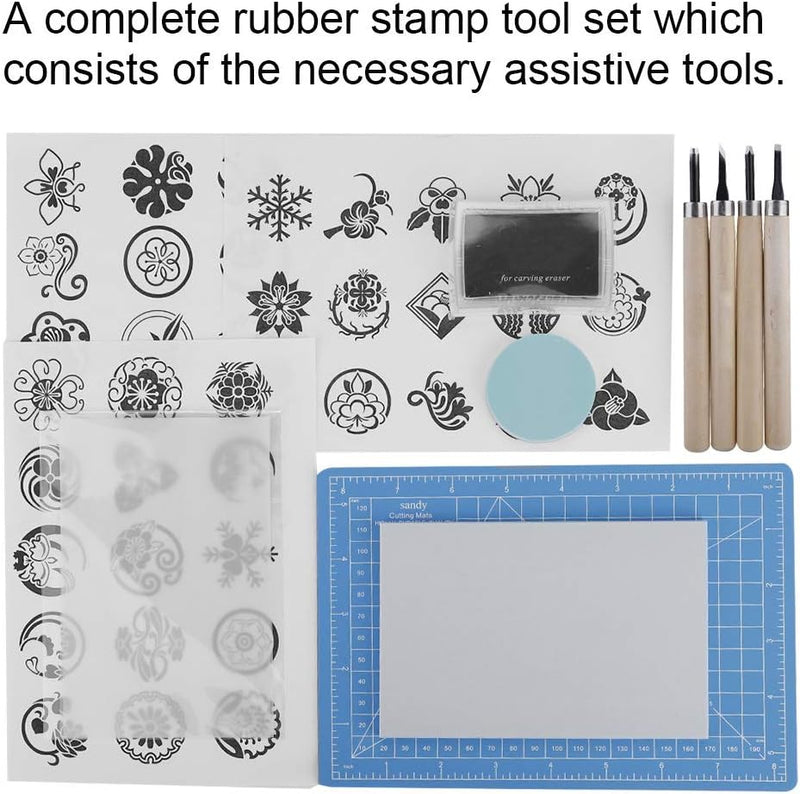 Stempelgummi Platte Schnitzen, Stempel Carving Block mit Tranchiermesser, anpassen für Scrapbooking,