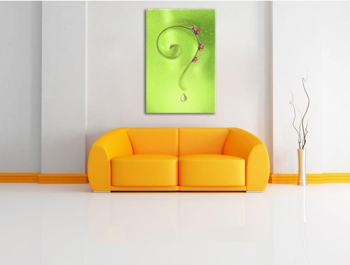 Pixxprint Marienkäfer als Leinwandbild/Grösse: 100x70 / Wandbild/Kunstdruck/fertig bespannt, 100x70