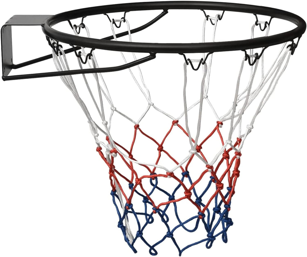 Tidyard Basketballring Basketballnetz Basketballkorb Basketball Basketballring Schwarz 45 cm Stahl