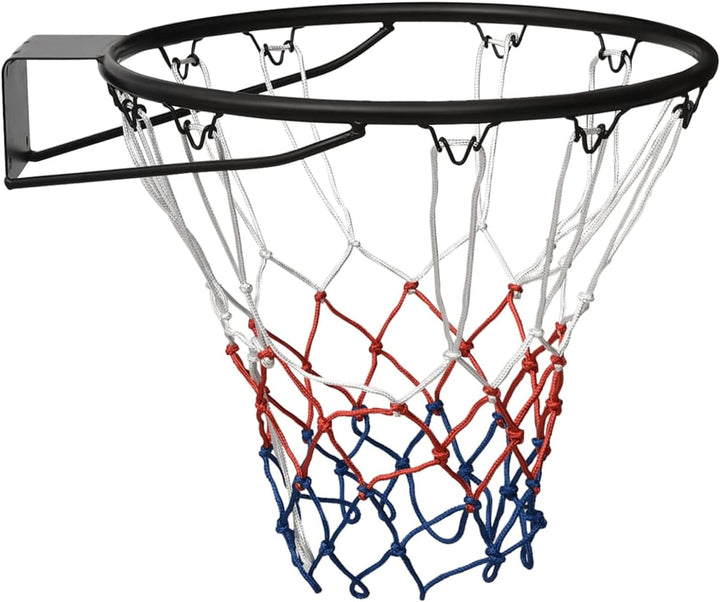 Tidyard Basketballring Basketballnetz Basketballkorb Basketball Basketballring Schwarz 45 cm Stahl