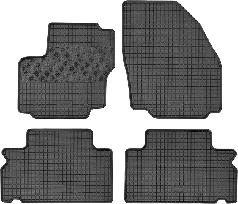 Stylisches Gummi- und Kofferraumwanne Set geeignet für Ford S-Max ab 2007 bis 2015 - Schützen und Au