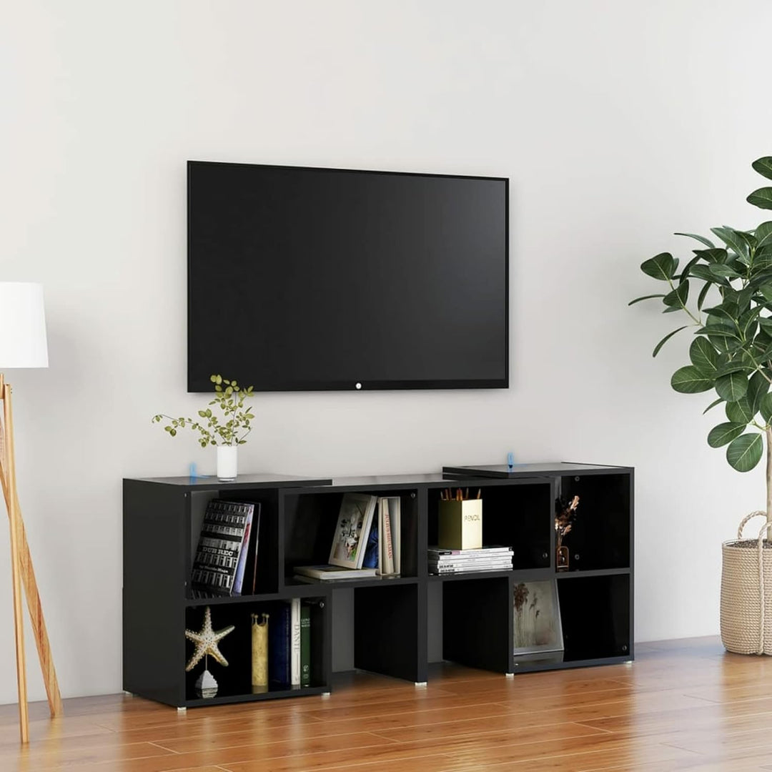 Susany TV Schrank Fernsehtisch Fernsehschrank HiFi-Schrank TV Möbel Lowboard Spanplatte Hochglanz-Sc