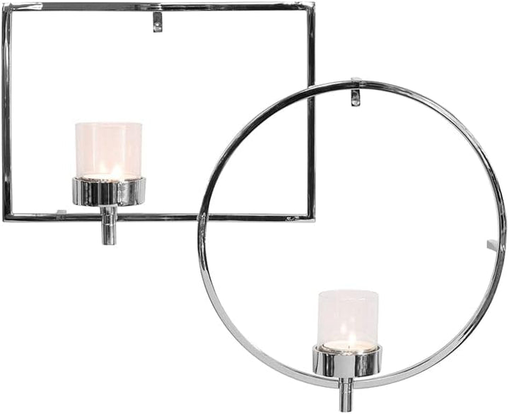 Fink Escala/Wanddeko m. Glas,2flm,Vern./L.46,H.30