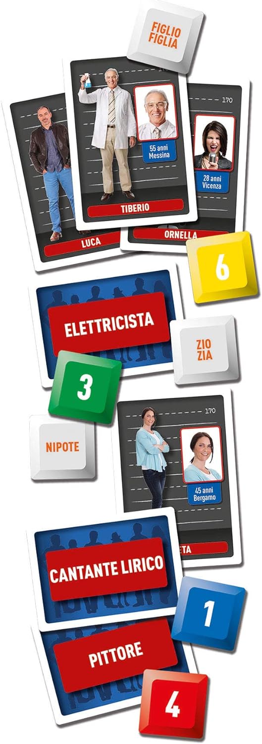 Clementoni Soliti Ignote, Brettspiel, Mehrfarbig, 11499 Diebe haben‘s schwer, Diebe haben‘s schwer