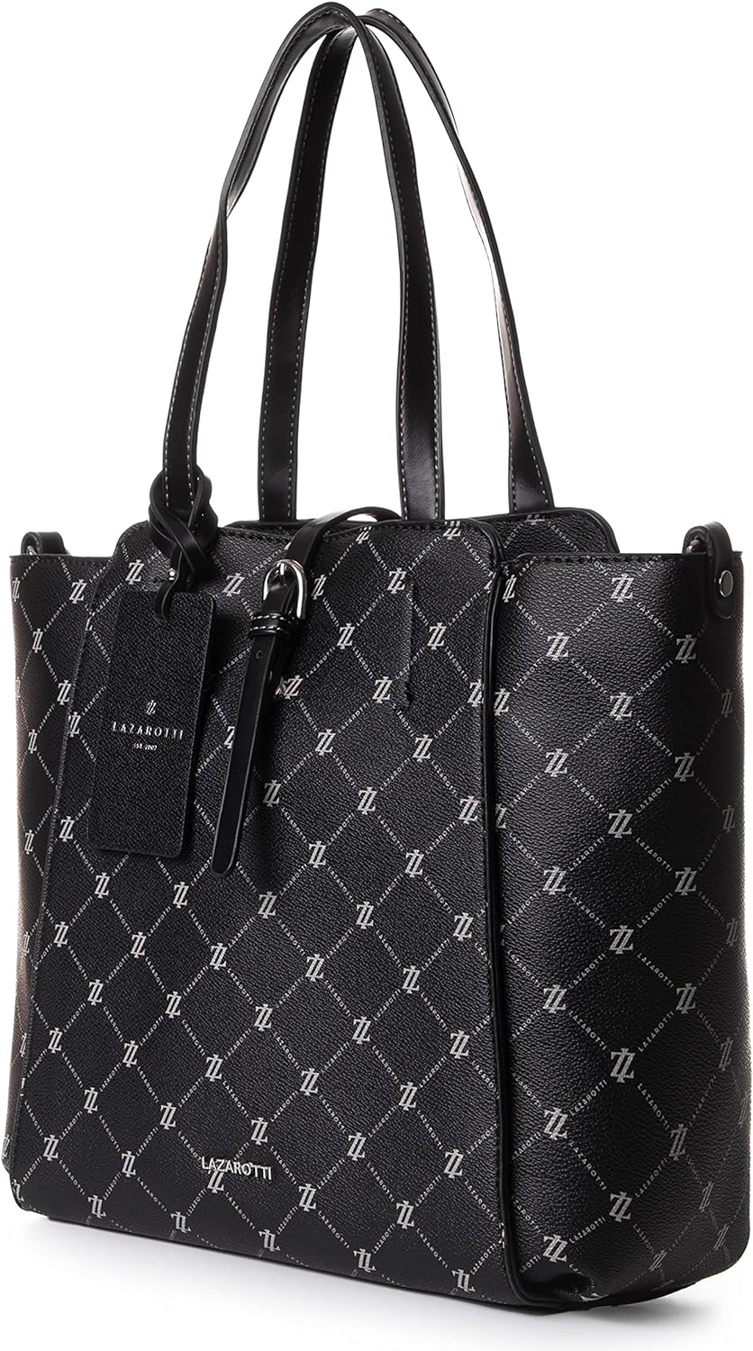 Lazarotti Palermo Shopper Tasche 2in1 Damen | Handtasche mit zweiter herausnehmbarer Umhängetasche |