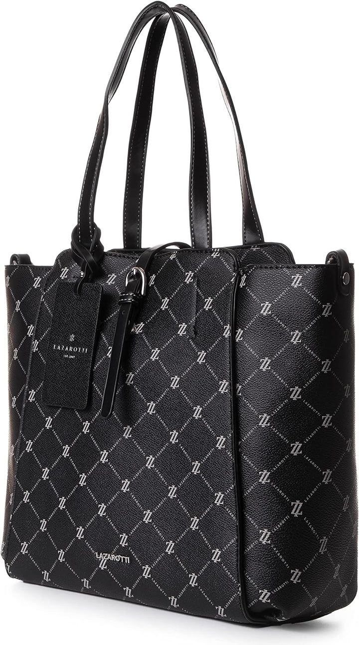 Lazarotti Palermo Shopper Tasche 2in1 Damen | Handtasche mit zweiter herausnehmbarer Umhängetasche |
