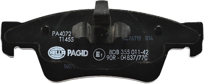 HELLA PAGID 8DB 355 011-421 Bremsbelagsatz - T1455 - Dicke/Stärke: 18mm - Bremssystem: Teves - für V