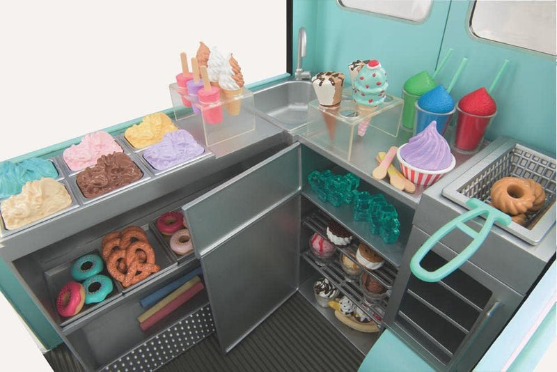 Our Generation 44487 OG (Ice Cream Truck Eiswagen, blau