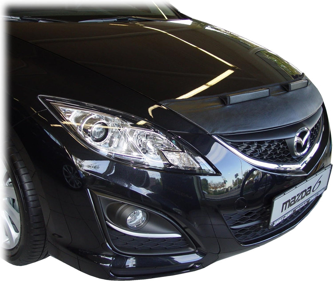 AB-00910 CARBON OPTIK Auto Bra kompatibel mit Mazda 6 Bj. 2008-2012 Haubenbra Steinschlagschutz Tuni