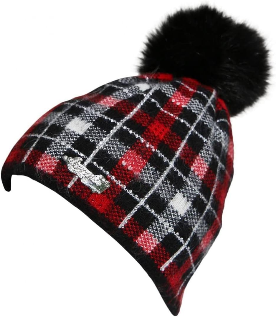 Hollert Fellmütze MOHAIR mit Bommel Wintermütze Einheitsgrösse Rot, Einheitsgrösse Rot