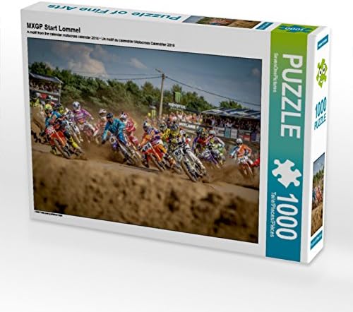 CALVENDO Puzzle MXGP Start Lommel 1000 Teile Lege-Grösse 64 x 48 cm Foto-Puzzle Bild von Ralph Marza