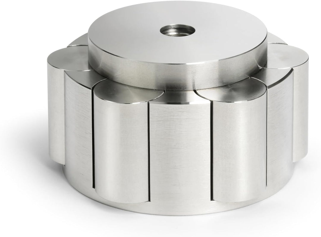 Dynavox Plattenspieler-Stabilizer PST450, hochwertiges Schallplattengewicht aus Edelstahl, anpassbar