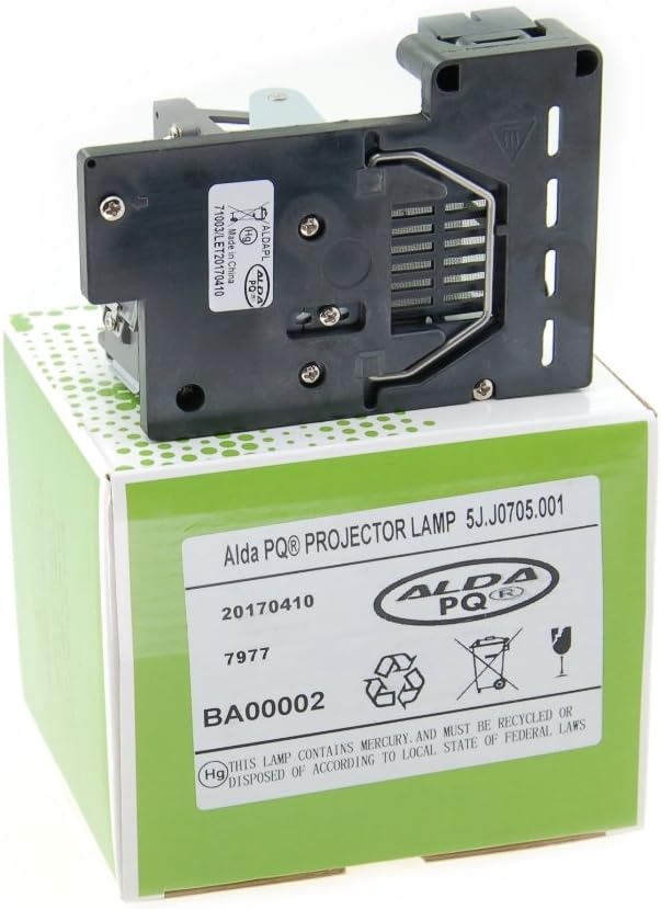 Alda PQ Premium, Beamer Lampe kompatibel mit BENQ HP3325, MP670, W600, W600+, 5J.J0705.001 Projektor