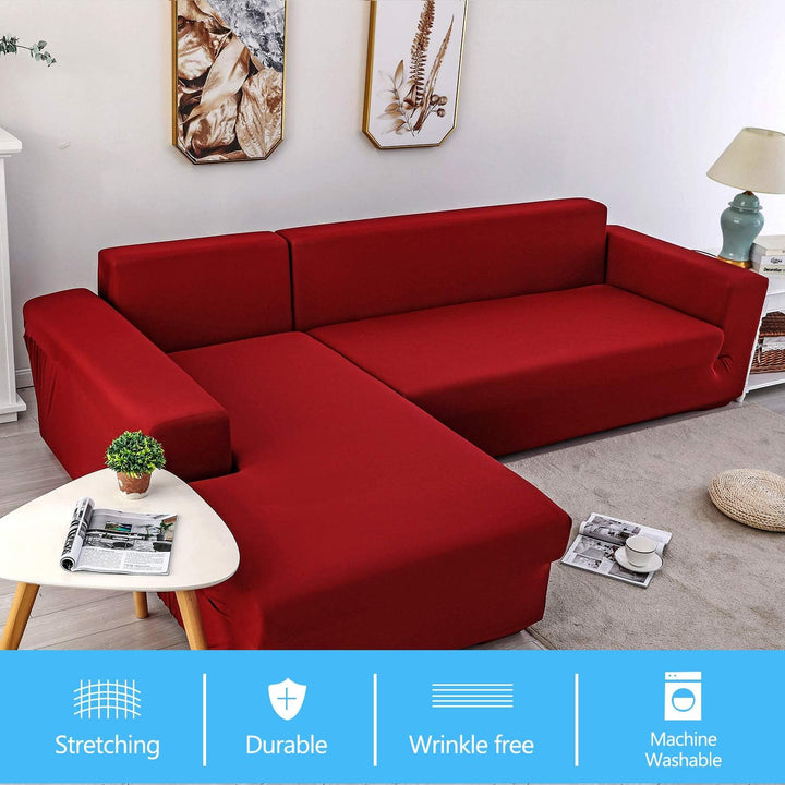 PETCUTE Sofabezüge Stretch Sofaschutz elastisch L-Form Sofa bezug ecksofa Sofabezug Sofaüberwürfe fü