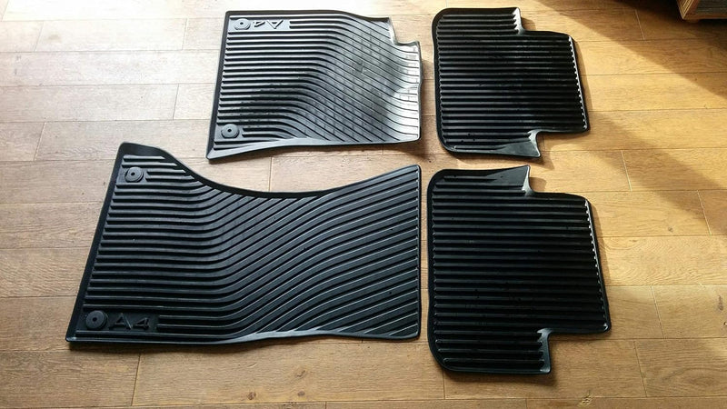 Original Audi Ersatzteile Audi A4 8K Gummi Fussmatten 4-teilig, Original Zubehör, vorn+hinten