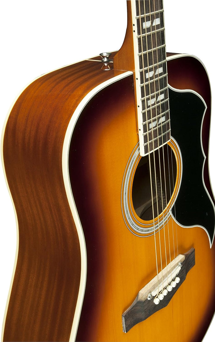 EKO Guitars 06217128 Ranger VI Dreadnought Honig Burst, Honig Burst