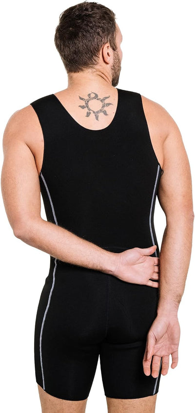 Cressi Base Layer Man 2.5mm - Tauchunterzieher Neopren 2.5mm, Schwarz, für Herren Shorts Vest XXL, S