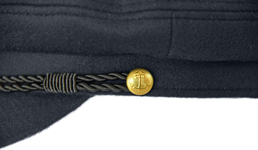 MADSea Unisex Elbsegler Gold Edition Tuch Schirmmütze S dunkelblau, S dunkelblau