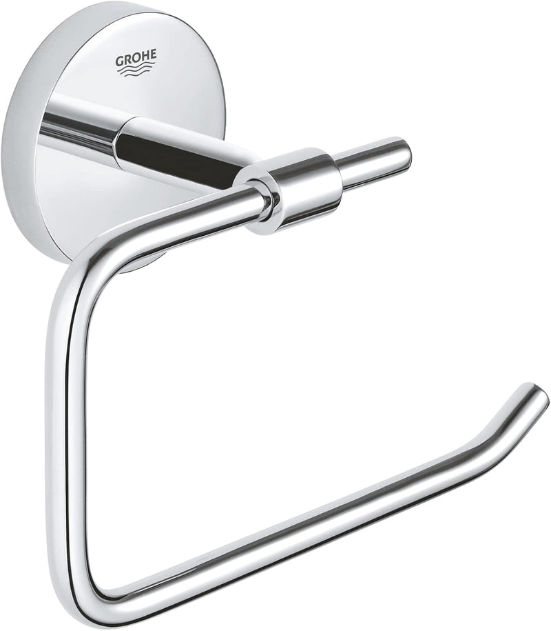 GROHE Start Cosmopolitan - Papierhalter (Material: Metall, verdeckte Befestigung, ohne Deckel, langl