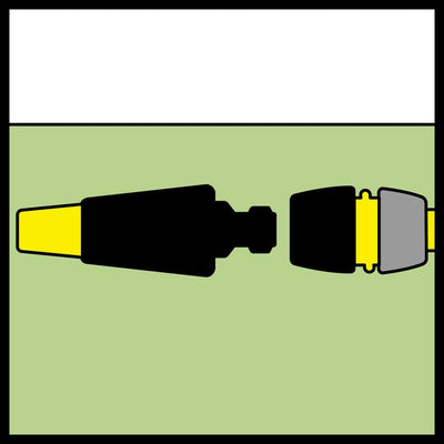 Kärcher Fasspumpe BP 1 Barrel (Bewässerung mit Regenwasser, 400 Watt, 3800 l/h) & 2.645-194.0 Schlau