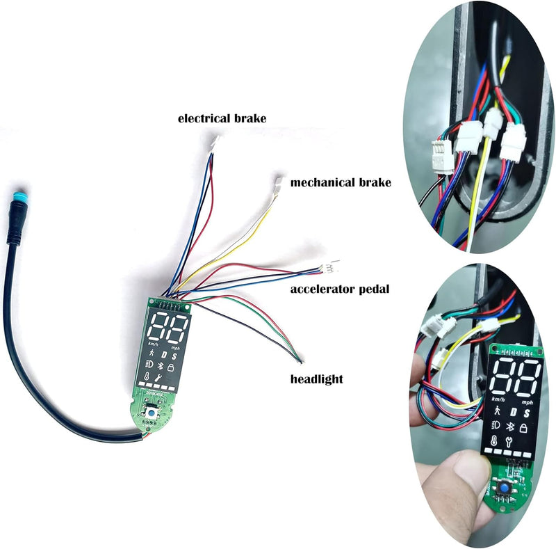 Scooter Dashboard Kompatibel with Xiaomi M365 /M365 Pro /M365 Pro 2/1S, V2.0 Upgrade Elektroroller D