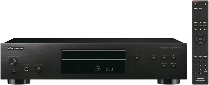 Pioneer PD-30AE(B) Pure-Audio-CD-Player (Silent-Drive-Laufwerk, Precision Clock, D/A-Wandler-Funktio