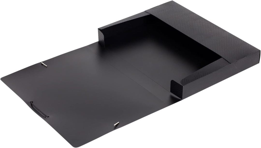 Oxford Sammelbox A4, Rückenbreite 4 cm, Kunststoff, schwarz, 10 Stück, 10