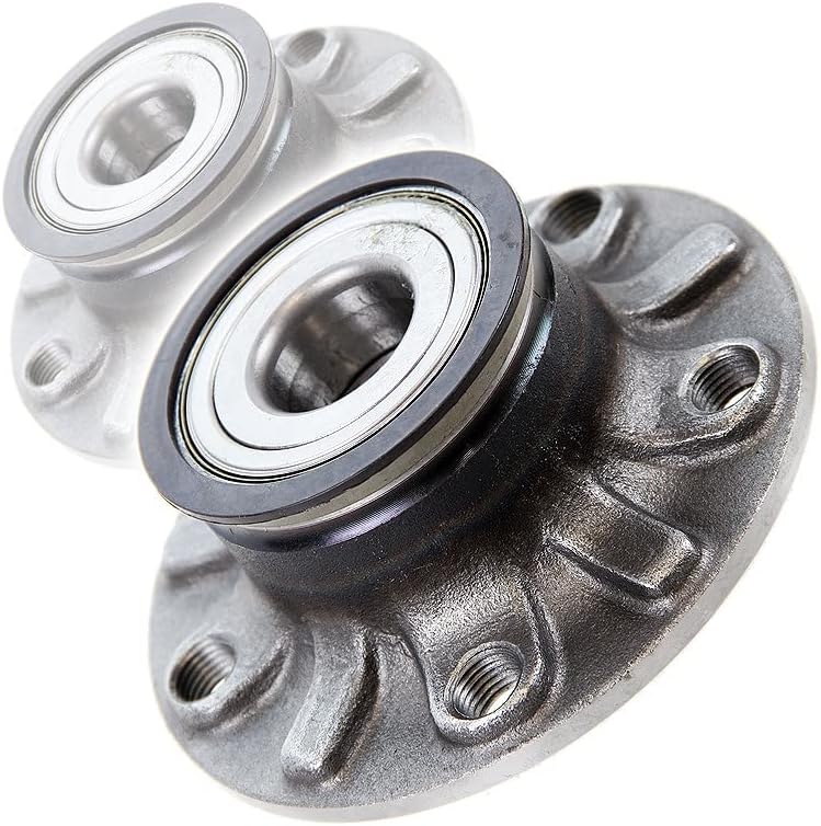 BESTPRICE 2x Radnabe hinten Radlagersatz mit ABS-Sensor