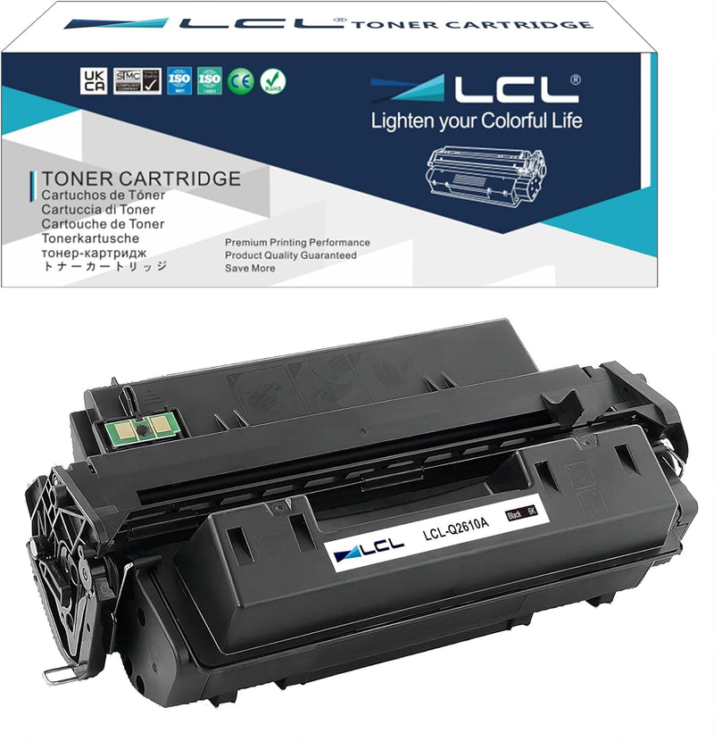 LCL Kompatibel Tonerkartusche 10A Q2610A (1 Schwarz) Ersatz für HP 2300 2300N 2300DN 2300D 2300DTN