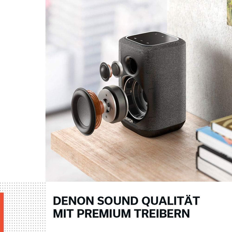 Denon Home 150 Wireless Speakers Doppelpack, Smart Speaker mit Bluetooth, WiFi, Works with AirPlay 2