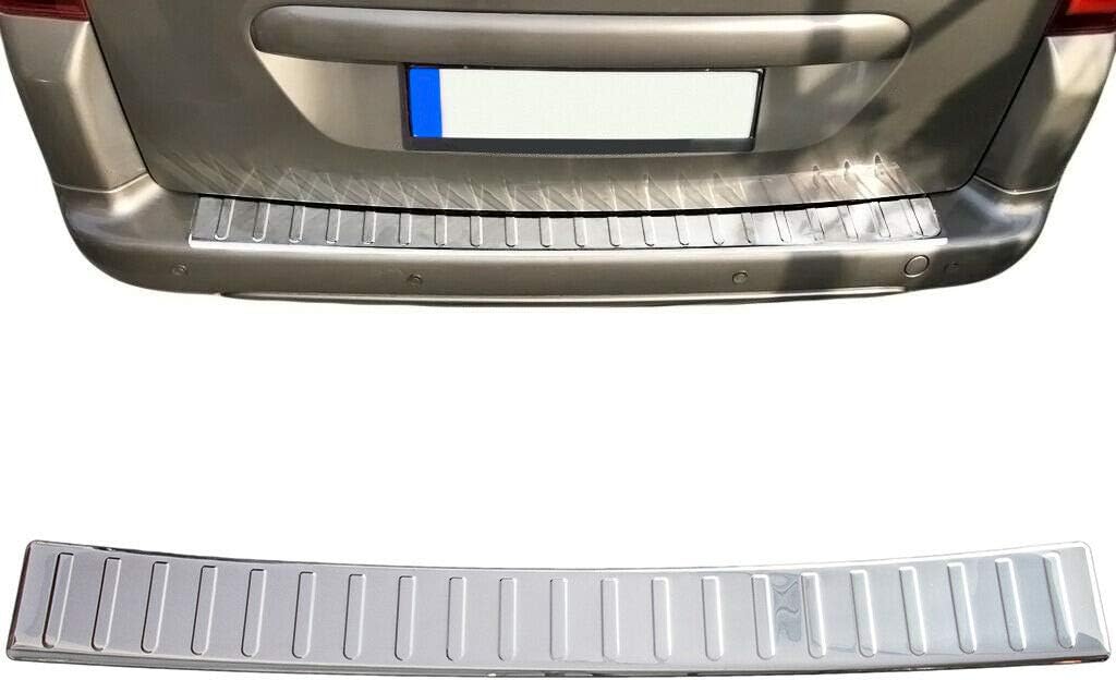 Recambo CT-LKS-1040 LADEKANTENSCHUTZ EDELSTAHL für CITROEN BERLINGO II, PARTNER TEPEE, mit ABKANTUNG