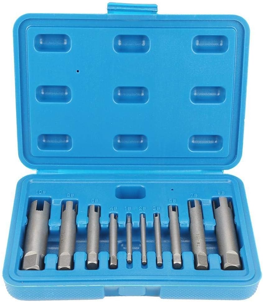 KSTE Stahl Broken Head Taps Remover Stripped Schrauben-Hahn Extractor Set (#C)