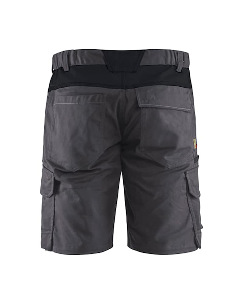 Blaklader 144618329699C62 Industrie Stretch Shorts, Mittelgrau/Schwarz, Grösse C62 Mittelgrau, Schwa
