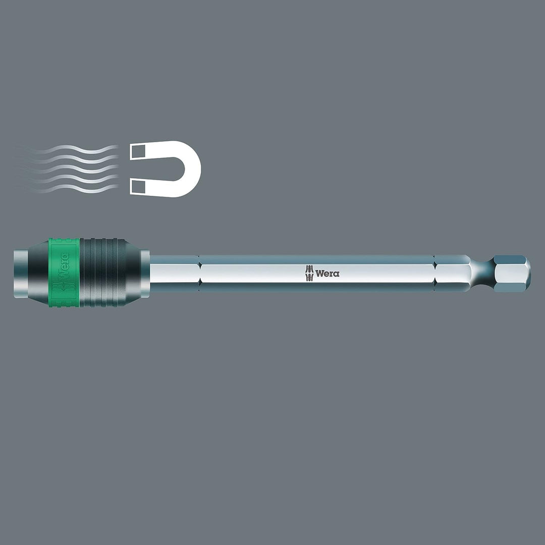 Wera 817 R SB Bits-Handhalter mit Rapidaptor Schnellwechselfutter, 1/4 Zoll x 133 mm, 05073541001 13