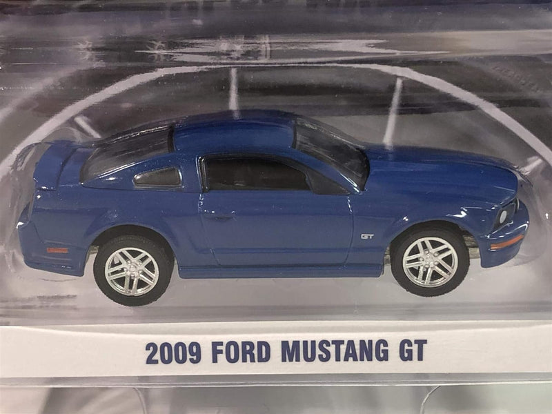 Greenlight 2009 Ford Mustang GT BFGoodrich Blue 1:64 Massstab 30139