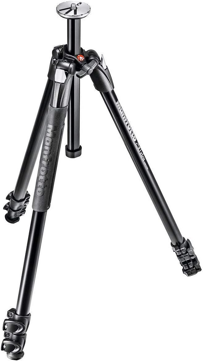 Manfrotto MT290XTA3 290 Xtra Alu-Stativ mit 3 Segmenten schwarz tripod Single, tripod Single