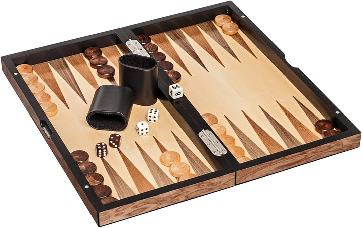 Philos 2518 Schach-Backgammon-Dame-Set, Feld 40cm