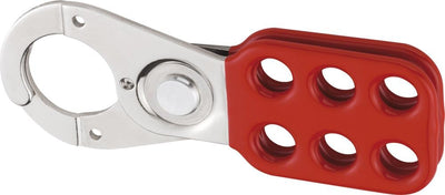Abus - 701 Lock Out Haspe 1in Red 35766 4 - ABU701R (Packung mit 3) 45mm (Packung mit 3) ohne Verrie