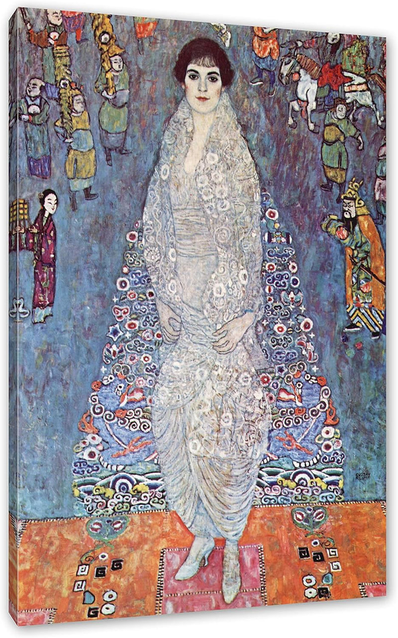 Gustav Klimt - Elisabeth Lederer als Leinwandbild / Grösse: 100x70 cm / Wandbild / Kunstdruck / fert