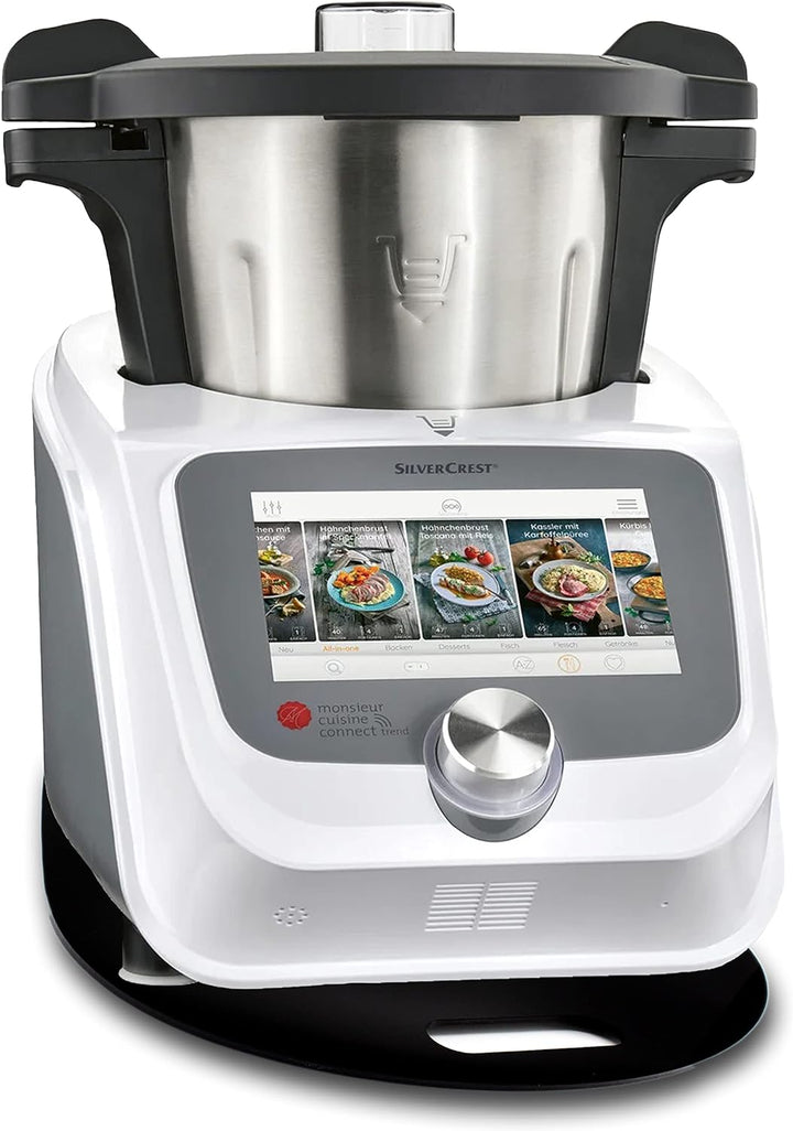 Gleitbrett aus Acryl für Monsieur Cuisine Smart | Connect und weitere Küchengeräte | schwarz glänzen