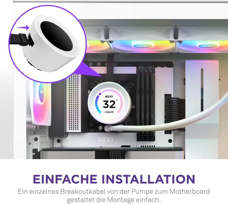 NZXT Kraken Elite 360 RGB - RL-KR36E-W1-360mm AIO CPU Wasserkühlung - 2,36&