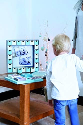 Artemio 39 x 39,5 x 6,5 cm Adventskalender aus Holz mit Schubladen zu dekorieren, beige, 39 x 39.5 X