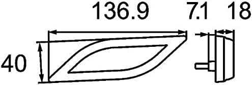 HELLA - Zusatzblinkleuchte - Shapeline Style - LED - 12/24V - 2BM 013 338-031 links, links