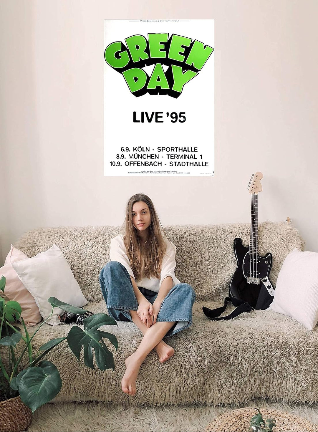 Green Day - American Idiot, Tour 1995 » Konzertplakat/Premium Poster | Live Konzert Veranstaltung |