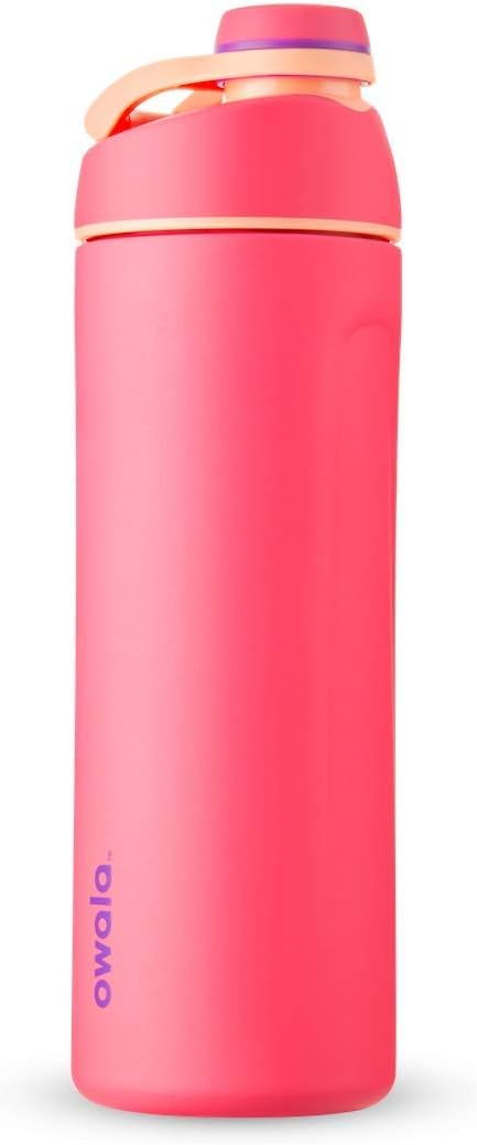 Owala Twist Edelstahl Trinkflasche mit Drehverschluss, 710ml, Hyper Flamingo 710 ml Hyper Flamingo,