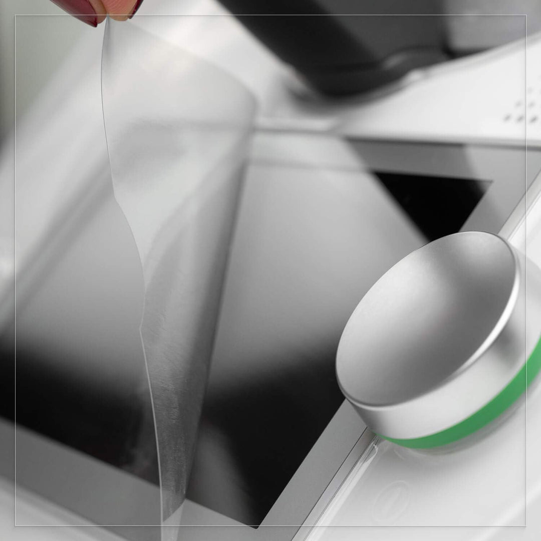 coolina Premium Gleitbrett für den Thermomix + Displayschutz - Passend für TM6 - Hochwertiger Gleite