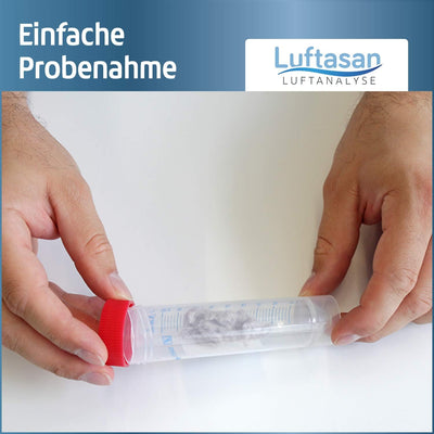 Luftasan Asbest Test Maxi – professionelle Asbest-Analyse Einer Staubprobe oder Materialprobe – gemä